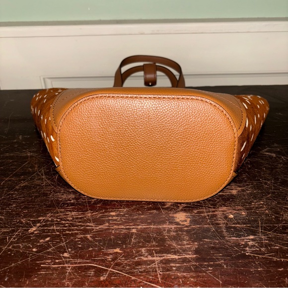 Michael Kors Portia Small Brown Tote - Picture 3 of 9